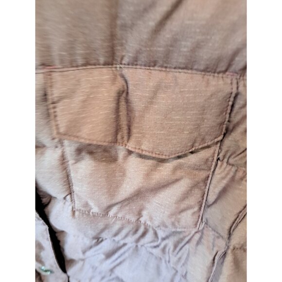 L.L. Bean Downtek Women's Down Puffer Coat Jacket Full Zip Med Heathered Purple - Picture 3 of 11